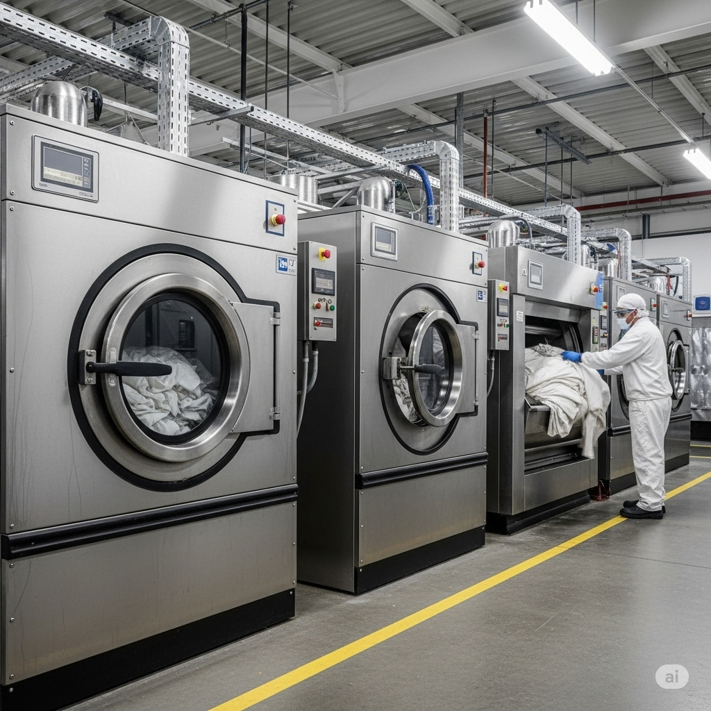 Here's an image of Industrial Washing Machines (Batch Washers)