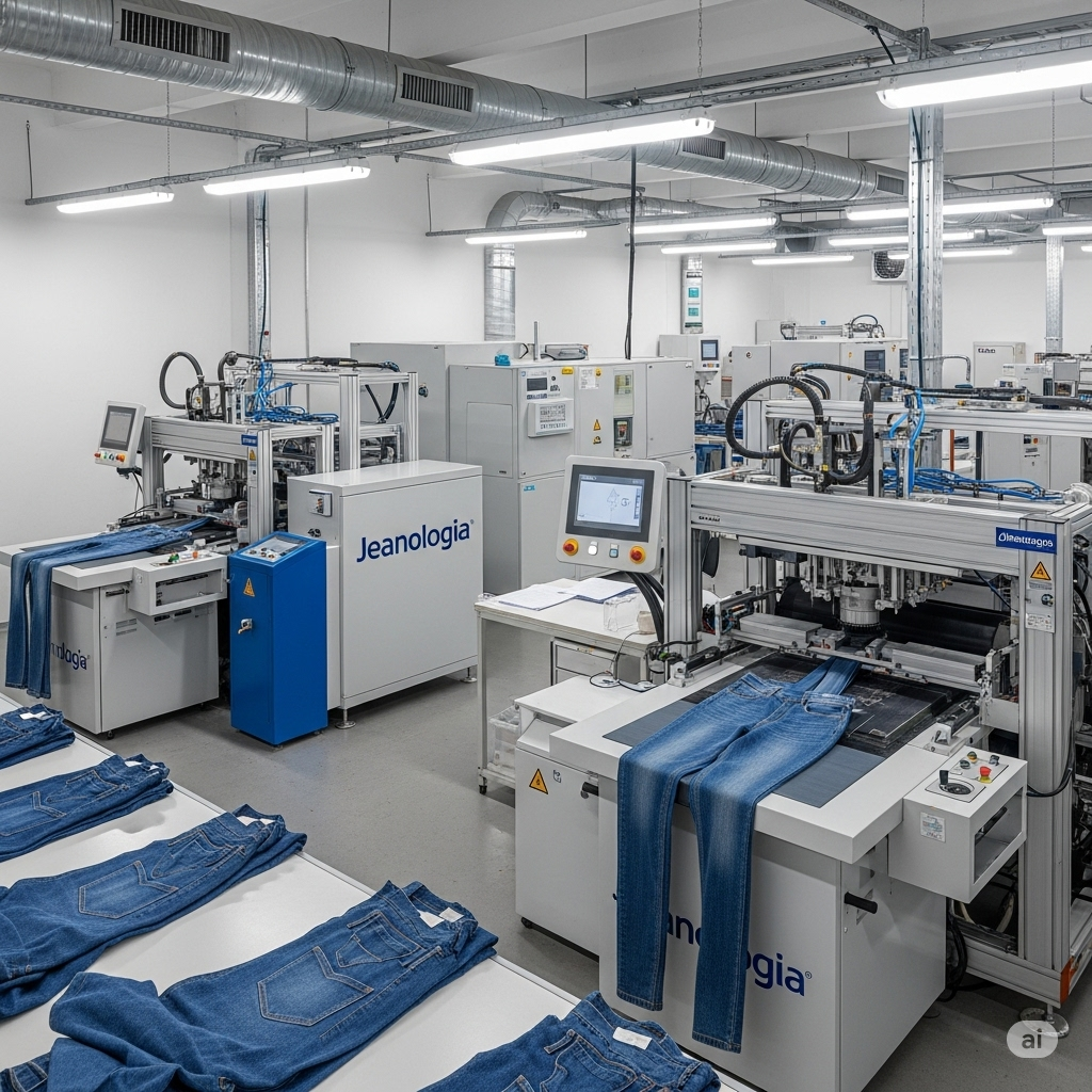 image showcasing Jeanologia's denim finishing technologies